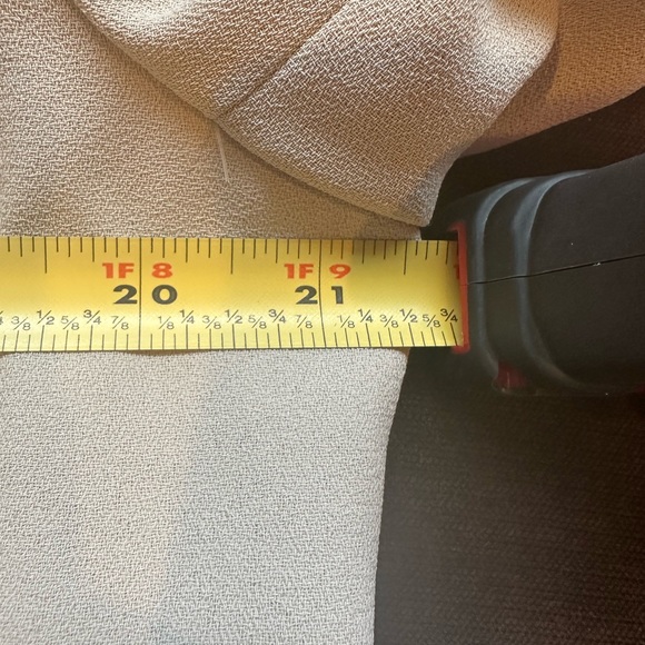 Le Suit Paris New York Beige & Black Top.Skirt Set Top Is Double Breasted Sz 12P - Picture 12 of 16